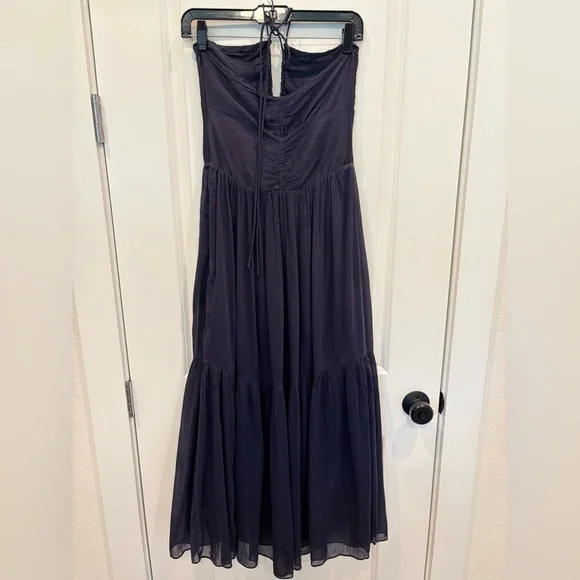 Isabel Marant Birona Tiered Halter Midi- Dress. Worn Once! Size 4 (36) - Picture 6 of 7